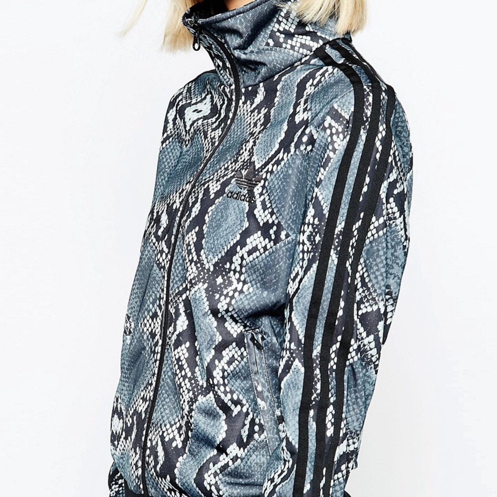 Snakeskin adidas jacket